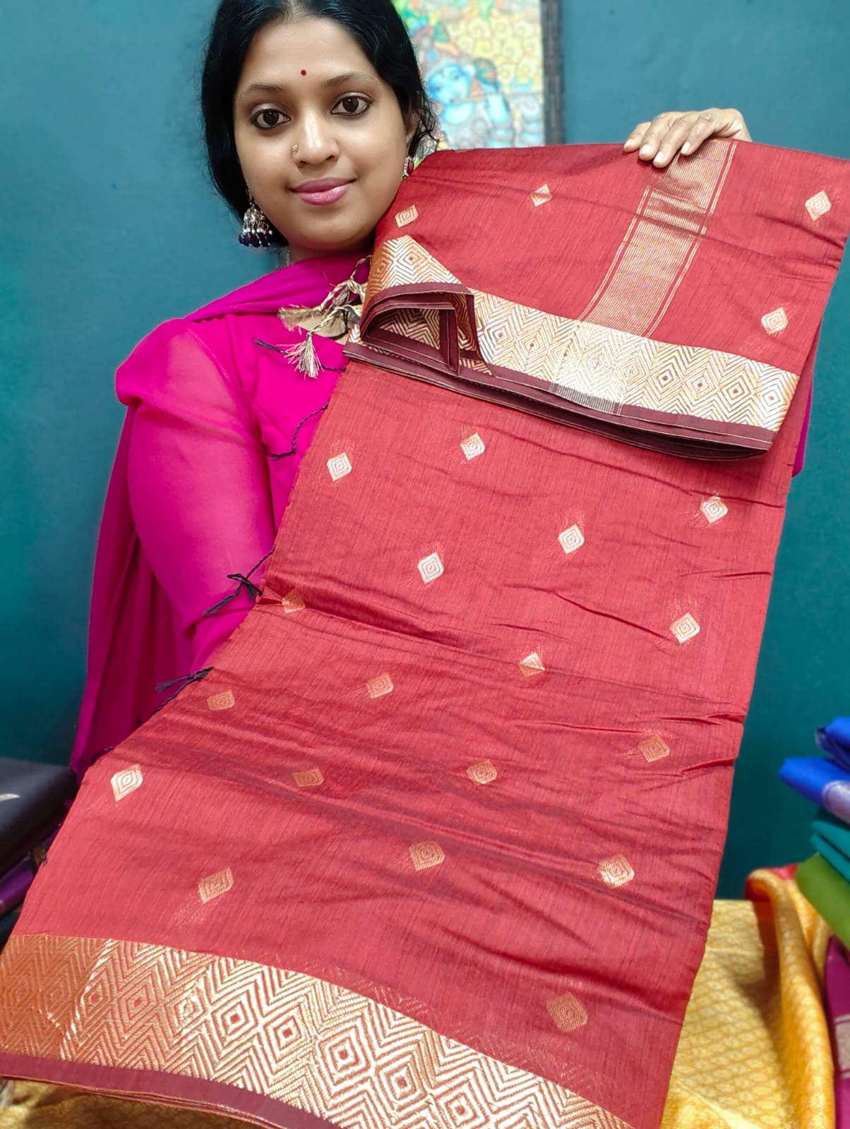Maheshwari silk