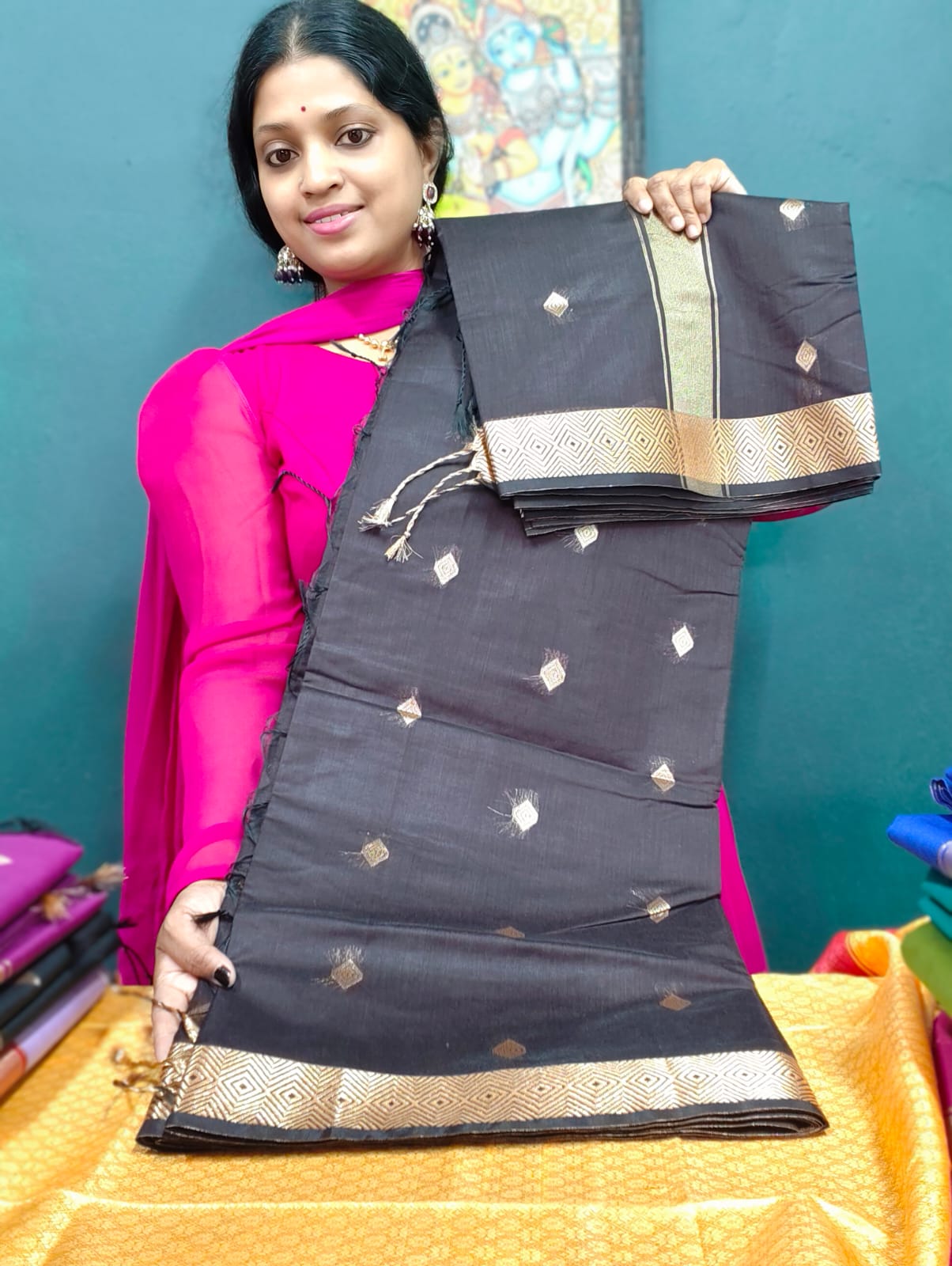 Maheshwari silk
